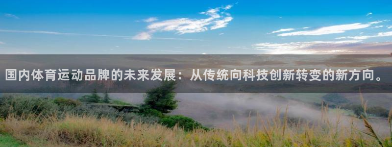 凯发官网下载娱乐：国内体育运动品牌的未来发展：从传统向科技创